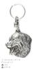 Bernese Mountain Dog, Berner Sennenhund - Silver-plated Dog Pendant, Handbag Decoration, Backpack Pendant by Art-Dog Brand