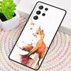 Fox Art Phone Case for Samsung Galaxy note 10 pro S26 Ultra S23 S24 FE S25 S21 S22 PLUS shockproof Cove