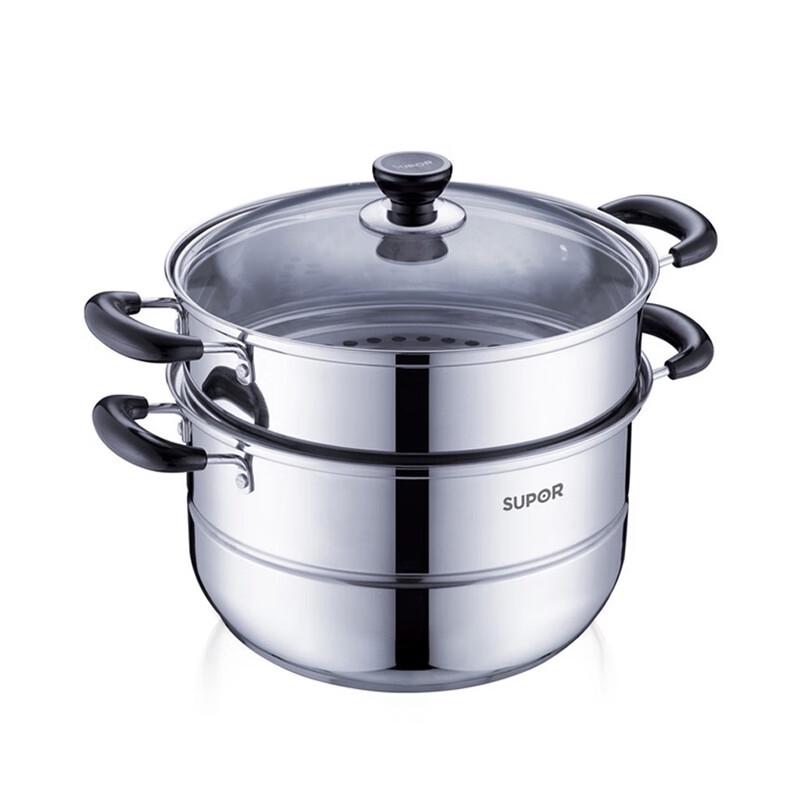 Supor 304 Stainless Steel 28cm Steamer Pot