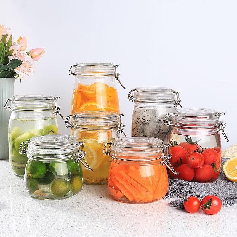 Ningzhao 7-Piece Glass Storage Jar Set