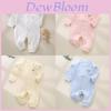 Baby Cotton Romper With Safe Grade A No Bone Design For Newborns And Infants