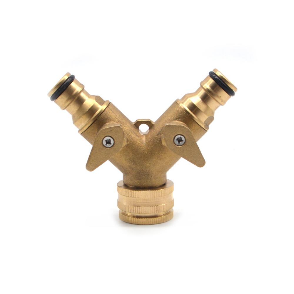 Garden Irrigation Hose Pipe Valve Splitter Quick Connector Hose Faucet Adapter Tap Irrigation Valve