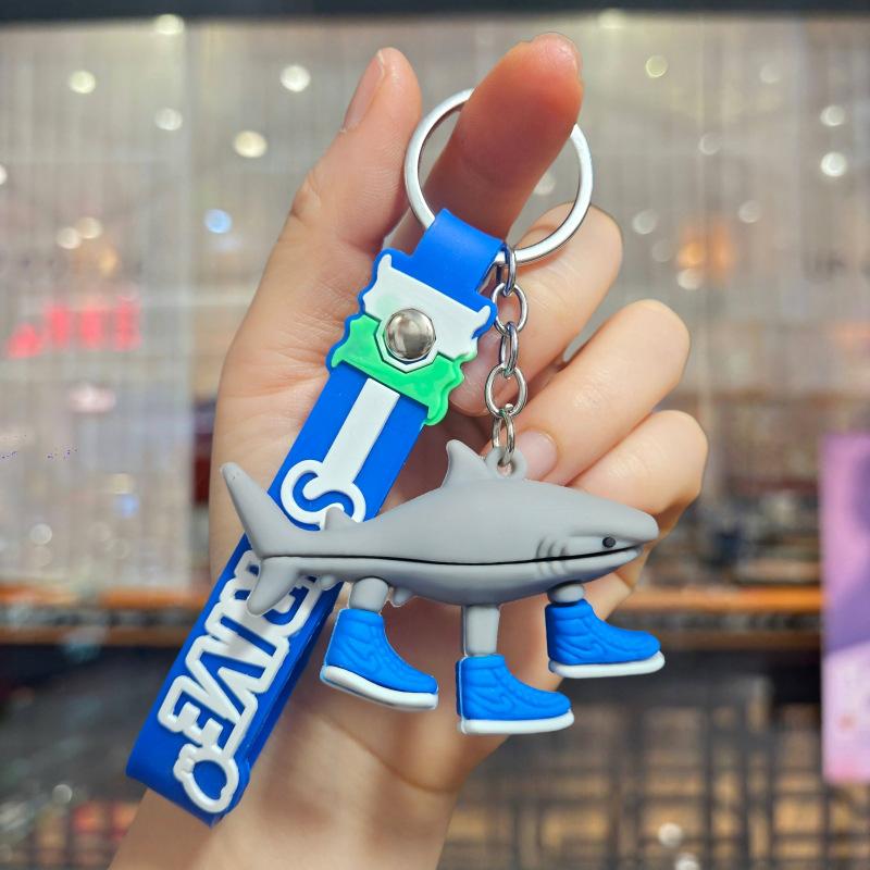 Cartoon Keychain Pendant, Wooden Stick Figure, Key Chain, Blind Box, Tide Play Pendant.