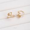 14K Gold Filled Rose Tulip Leaf Bead Cap Ring with Glue-In Pearls