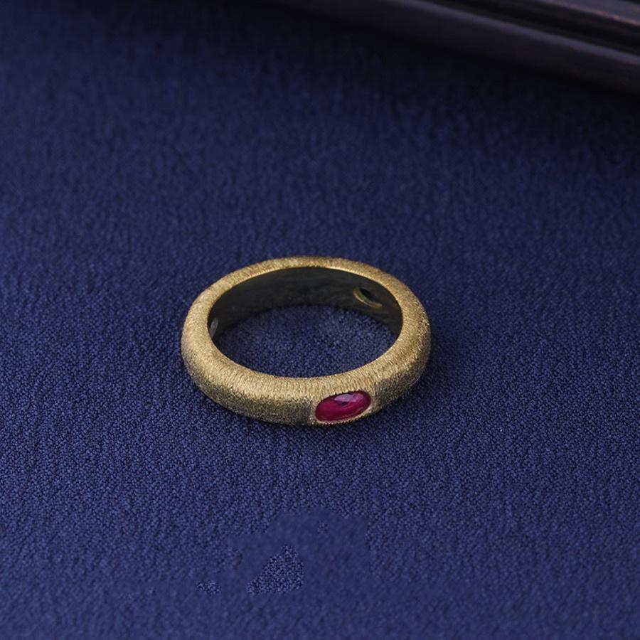 

Vintage Style Italian Three Color Adjustable Open Ring For Women With Elegant Gold Plating J6007 Open