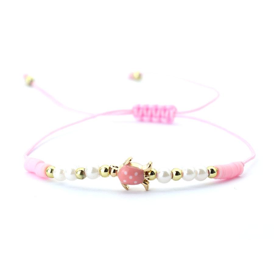 Bohemian Marine Animals Turtle Bracelet For Women Handmade Braided Poly Clay Braslet Beach Leisure Pulseira Accessories Joias
