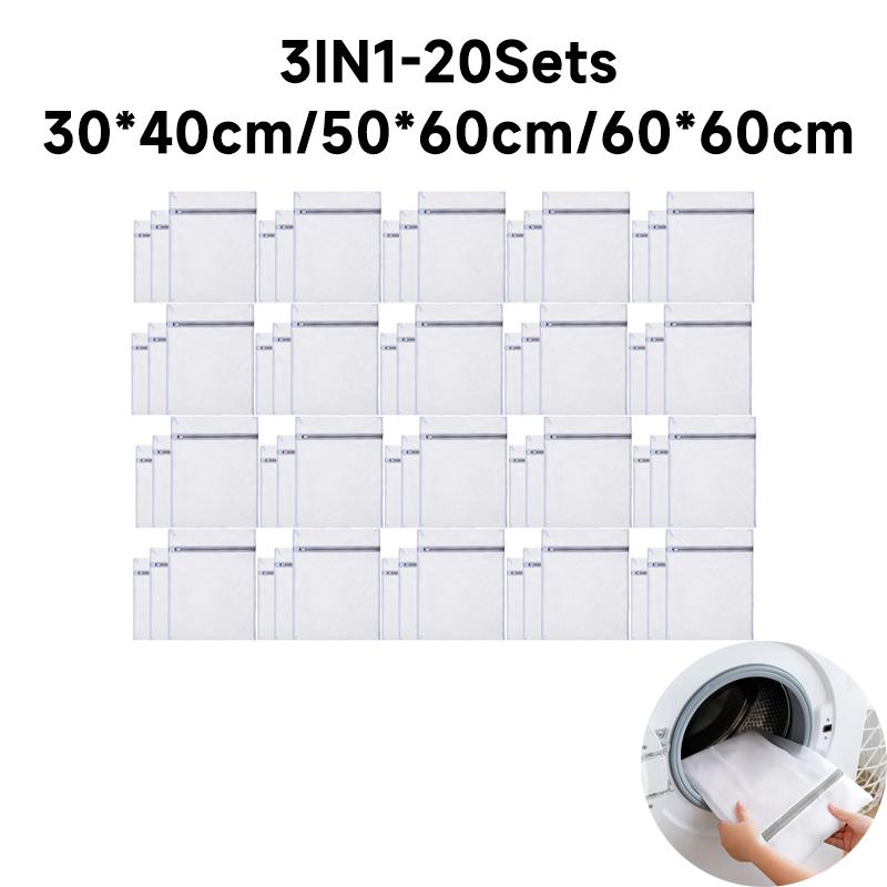 Zippered Mesh Laundry Bag Polyester Laundry Wash Bags Coarse Net Laundry Basket Laundry Bags for Washing Machines Mesh Bra Bag