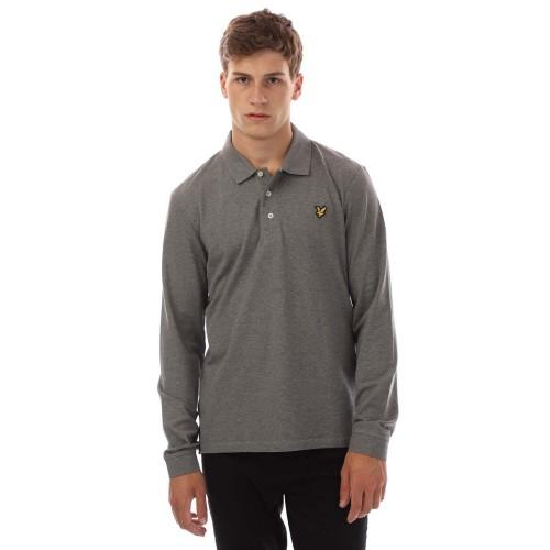 Lyle & Scott Mens Long-Sleeved Polo Shirt