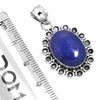 925 Sterling Silver Pendant Women Gemstone Handmade Jewelry Halloween Gift Blue Green Purple Copper Turquoise Pearl Lapis Mother Of Pearl Costume