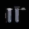 20PCS 5ml Storage Lid Sample Scale Plastic Round Bottle Centrifuge Tube Small Vial