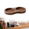 Non-Slip Bottom Coffee Tamper Station Professional Wooden Coffee Tamper Mat  Coffee Brewing