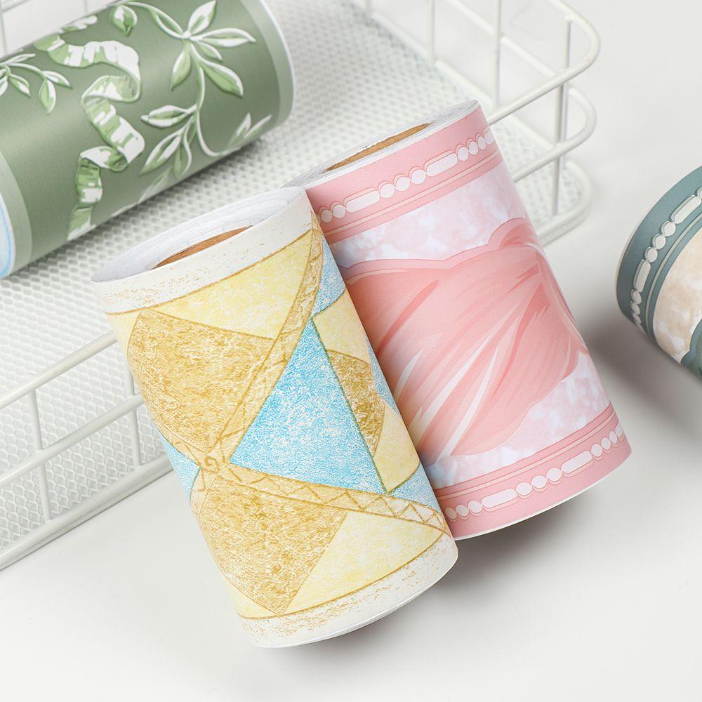 Self-adhesive Waterproof Wall Border Stickers Waist Line Wallpaper Skirting Line Baseboard