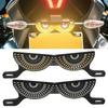Motorcycle LED License Plate Decorative Lights Snake Eye Rear Tail Light Strobe Flashing Electric Motorcycle Modified Accessory
