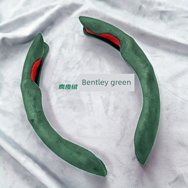 Ultra-Thin Special-Shaped Car Steering Wheel Cover Made of Suede, Anti-Slip, Sweat-Absorbent, Suitable for All Seasons | S-Level Comfort Feel