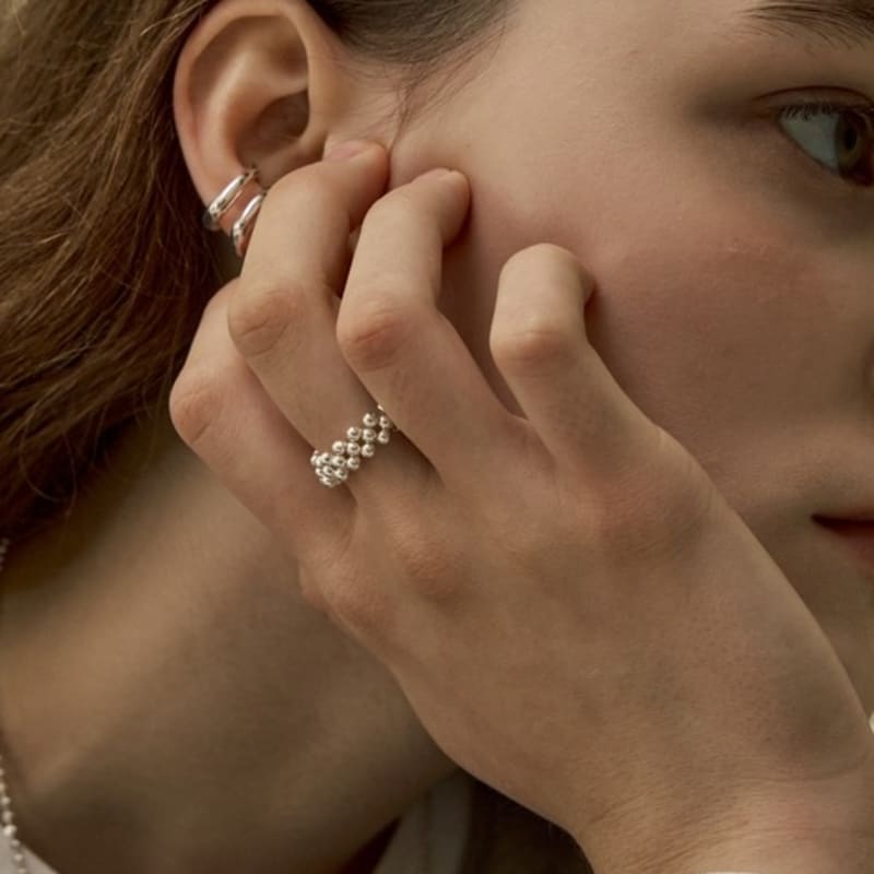 BEFORE MOONRISE Silverball Band Ring SR301