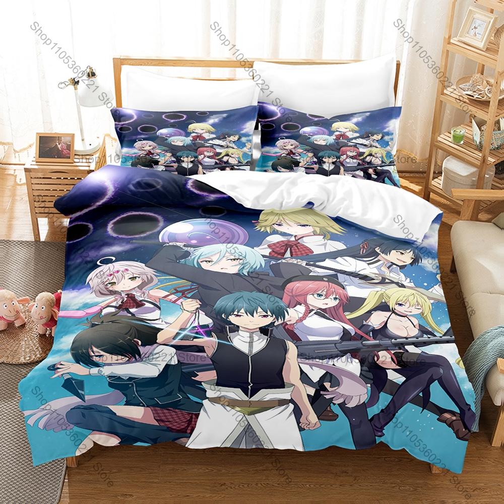 Cool Popular Shounen Fantasy Anime Trinity Seven Lilith Asami Luxuria Mage Bedding Set 1 Duvet Cover + 2 Pillowcases HD Print An