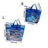 Transparent Swimming Storage Pouch Large Capacity Travel Wash Bag  Water-Sprinkling Festival
