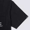 Vans Logo Crew Neck Straight Fit Short Sleeve T-Shirt Men Tops Black VN000GQ6BLK