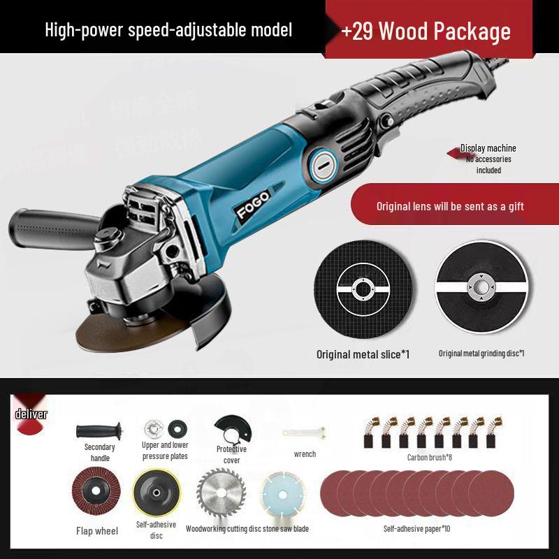 Multifunctional Angle Grinder & Polisher - Handheld Cutting Machine with Free Shipping