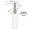 Kit de tube d'extension pour distributeur de savon en acier inoxydable, distributeur de savon liquide pour évier de cuisine, pompe à pression manuelle pour détergent et lotion de salle de bain
