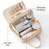 Solid Color Cosmetic Storage Bag Large Capacity Toiletries Storage Pouch  Outdoor