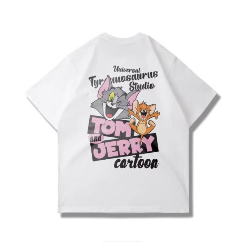 Summer and Spring New Comic Style 'Tom and Jerry' Printed Fashion Casual Comfortable T-Shirt for Children