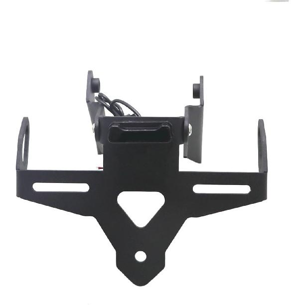 Adjust The Folding Compatible with Yamaha MT09 MT-09 MT 09 2024 2025 Motorcycle License Plate Holder LED Light Tail Tidy Fender Eliminator