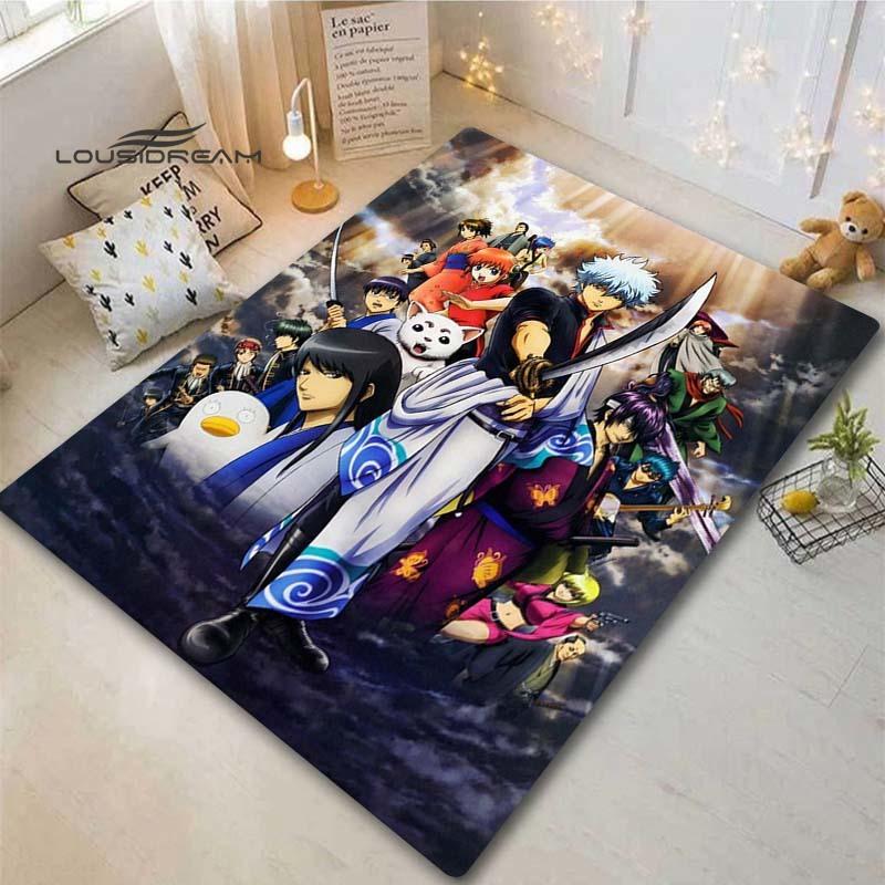 Alfombra para sala de estar GINTAMA, decoración del hogar, alfombras de juego, decoración de dormitorio, alfombras para sala de juegos infantiles, alfombras para mesa de comedor