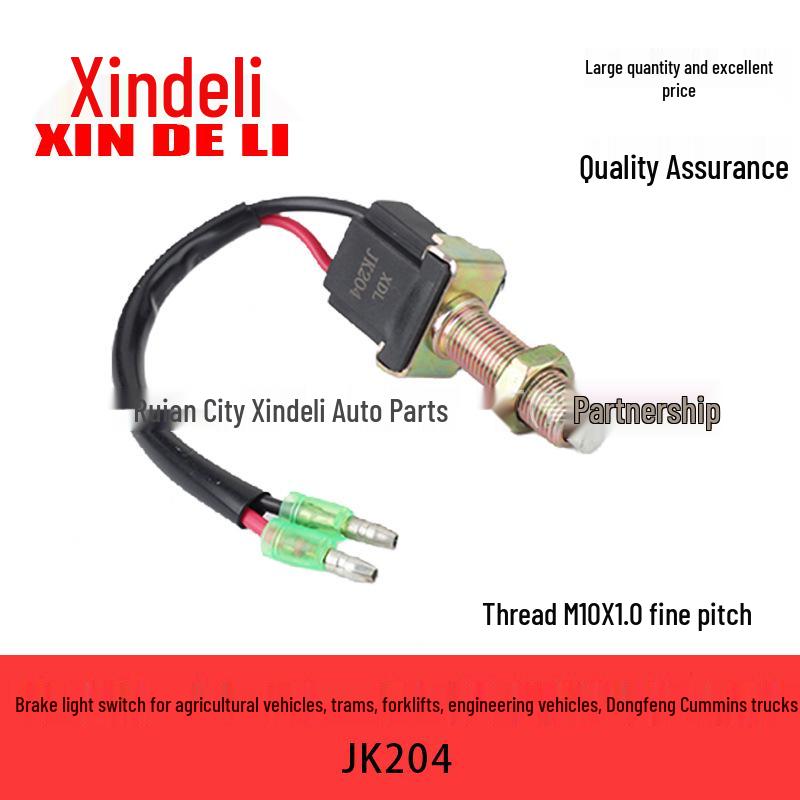 Brake Light Switch for Agricultural Vehicles, Trams, Forklifts, Construction Vehicles, Dongfeng, and Cummins Trucks