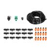 Automatic Watering System Atomizing Mist Sprinkler Nozzles 8 11 Hose Set for Garden Lawn Patio