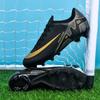 LiXingMing Fußballschuhe für Herren Weiß Professionell Niedrig geschnitten Society Stollen Outdoor Rasen Teenager Fußball Trainings-Sneaker