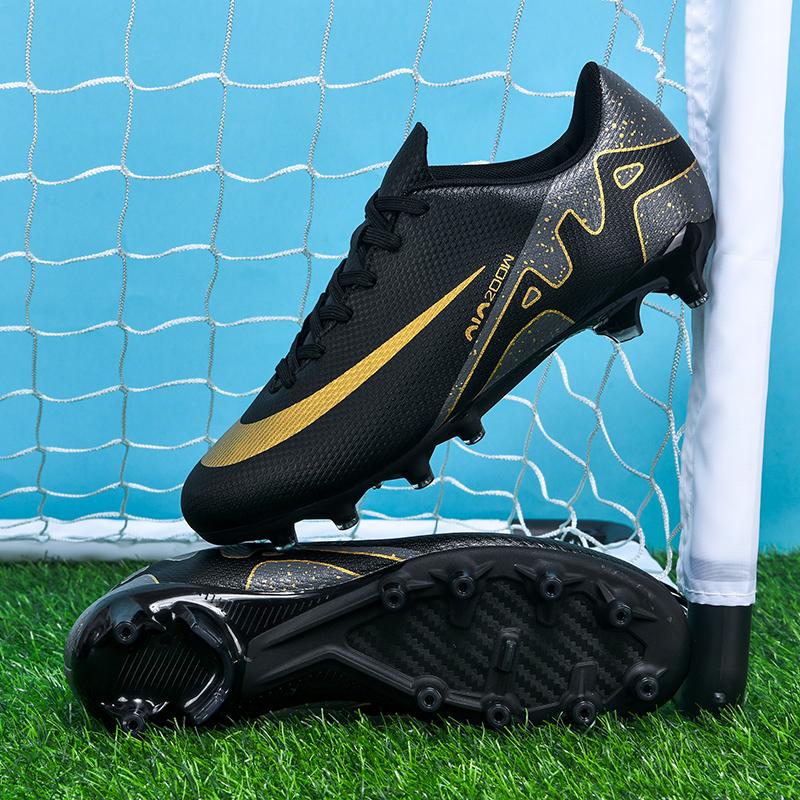 LiXingMing Football Shoes For Men White Professional Low-top Society Cleats Outdoor Lawn Teenager Soccer Training Sneaker
