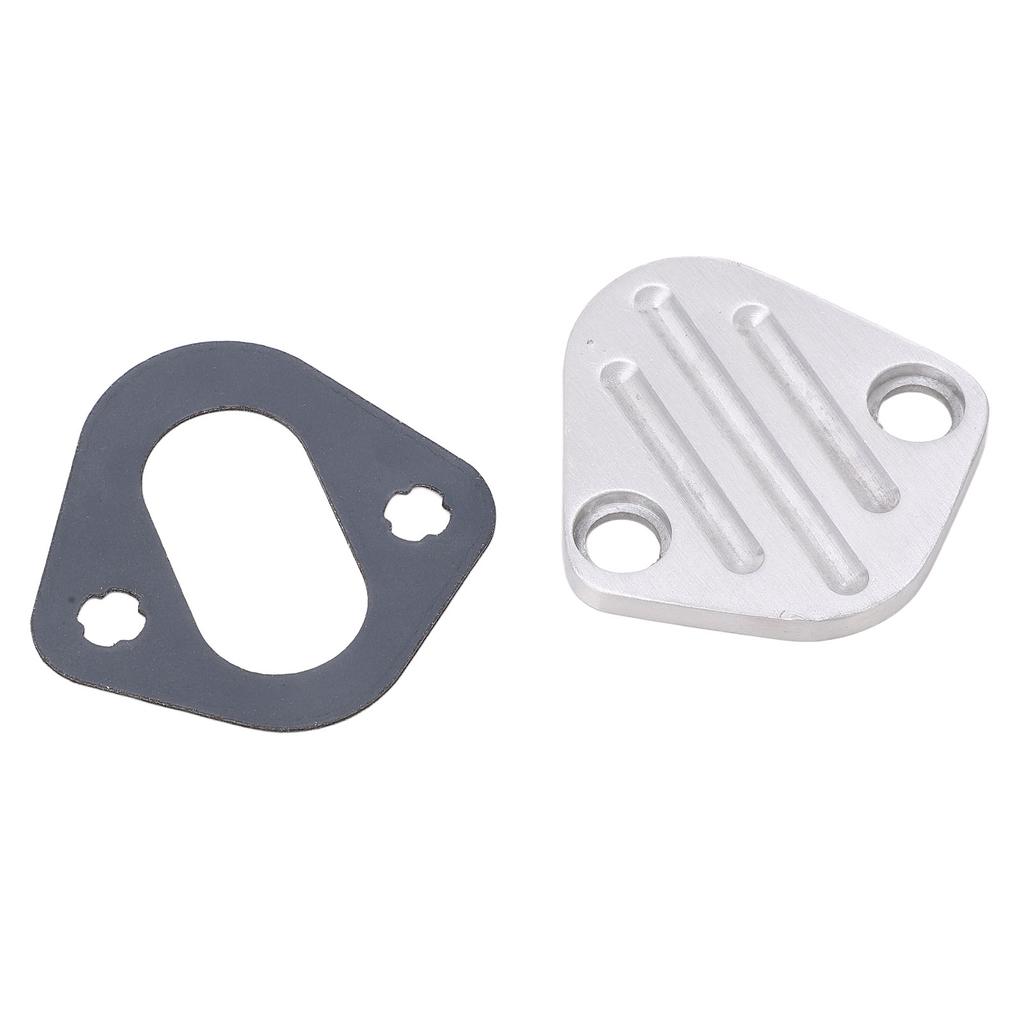 Fuel Pump Cover Plate Kit Stainless Steel Replacement for Cummins 4BT 6BT 5.9L 12V Diesel
