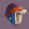 Thickened Fluffy Earmuffs Autumn Winter Skiing Pilot Hat Korean Lei Feng Hat  For Women Men