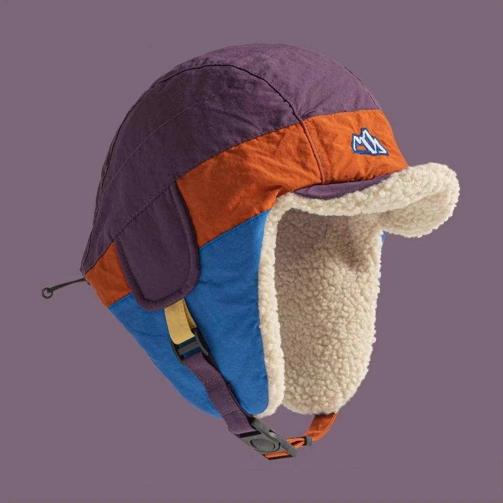 Thickened Fluffy Earmuffs Autumn Winter Skiing Pilot Hat Korean Lei Feng Hat  For Women Men