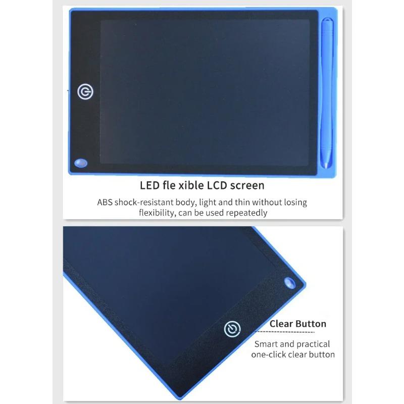 Drawing Board Inch Children Math Practice Handwriting Electronic Tablet Toy Kids Toys LCD 4.4 8.5 12 Play Entertaining Safe Kid Friendly Fun