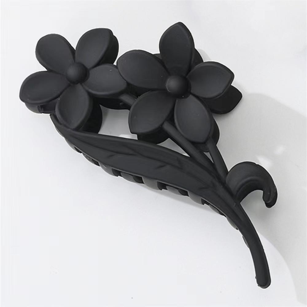 Flower Hair Claw Clips Non-Slip Matte Flower Hair Clips for Women  Hawaiian Hair Flower Clip Large Plumeria Hair Clip