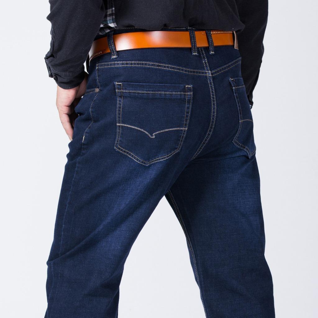 Plus Size Men's Straight-Leg Stretch High-Waisted Trousers New Arrival Versatile Casual Trousers