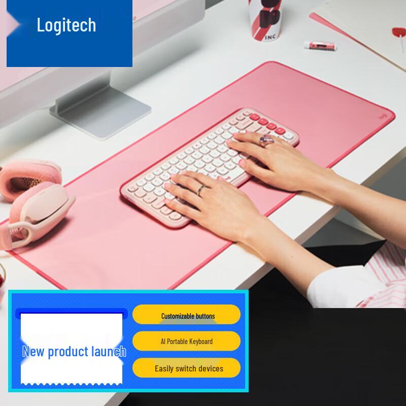 

Logitech POP ICON COMBO Wireless Keyboard and Mouse Set