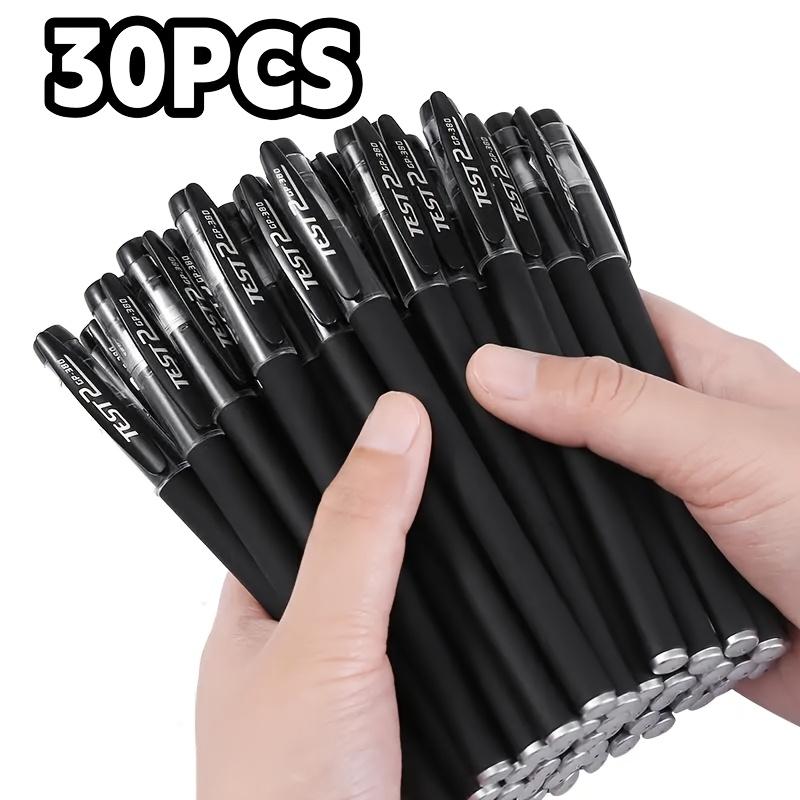 20/30pcs Pack of Executive/business Gel Pens, Black Ink, Suitable for Professionals, Students, Office and School Supplies