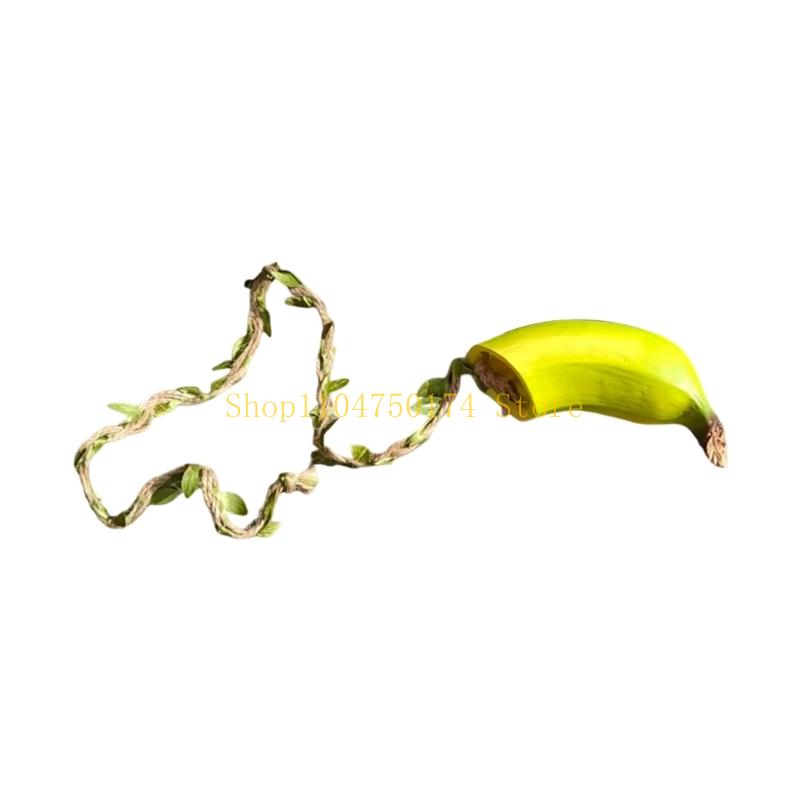 Aquariums Reptiles Banana Terrarium Cave Reptiles Decoration Terrarium for Amphibian Lizards Snake top sale