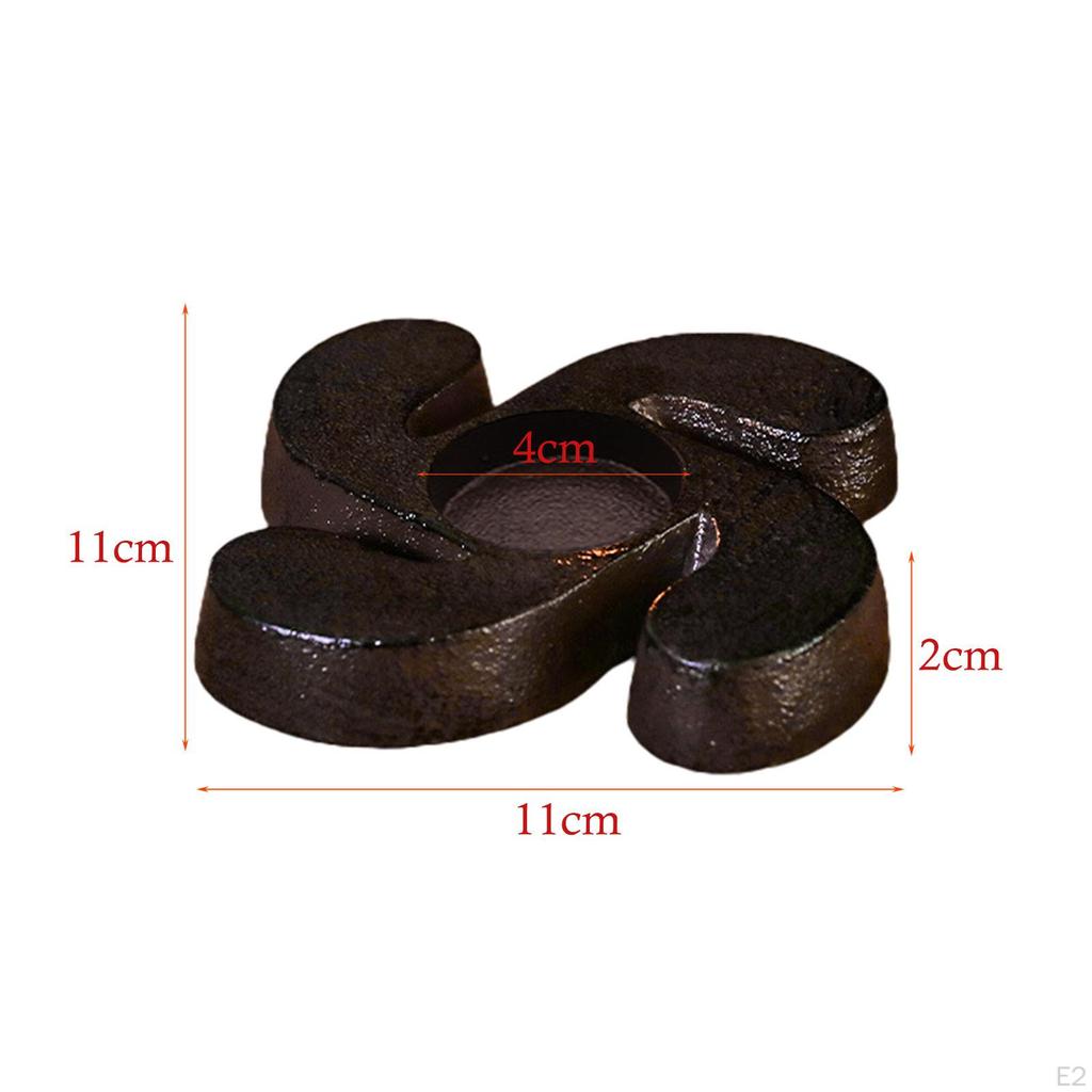 Ljusstake dekorativt ljusställ prydnad bord mittpunkt värmeljushållare