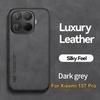 Luxury Busines Lambskin Skin-friendly Leather Case For Xiaomi 15 14 13 Ultra T/Pro Soft Silicone Border Shockproof Protect Cover