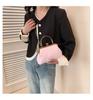 Vintage French Style Evening Bag 2024 Summer New Crossbody Bag Street Fashion Pu Shell Shape