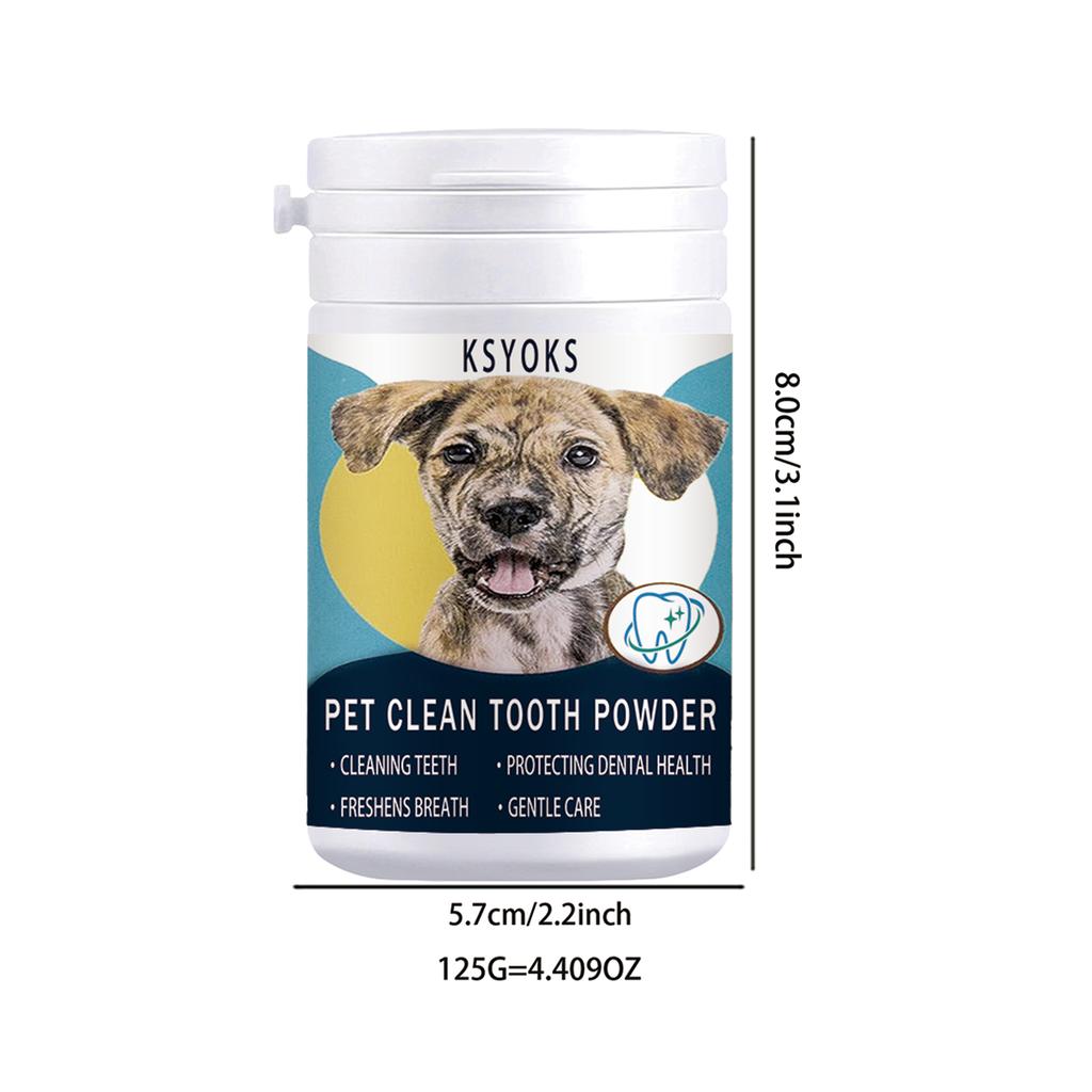 Remove dirt and plaque from the surface of pet teeth