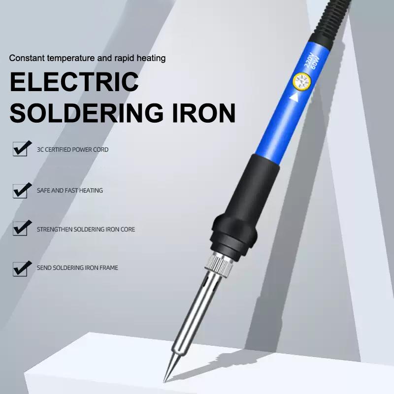 Soldering Iron Kit 60W Soldering Iron Circuit Board Repair Soldering Kit Adjustable Temperature Solder Welding Tools