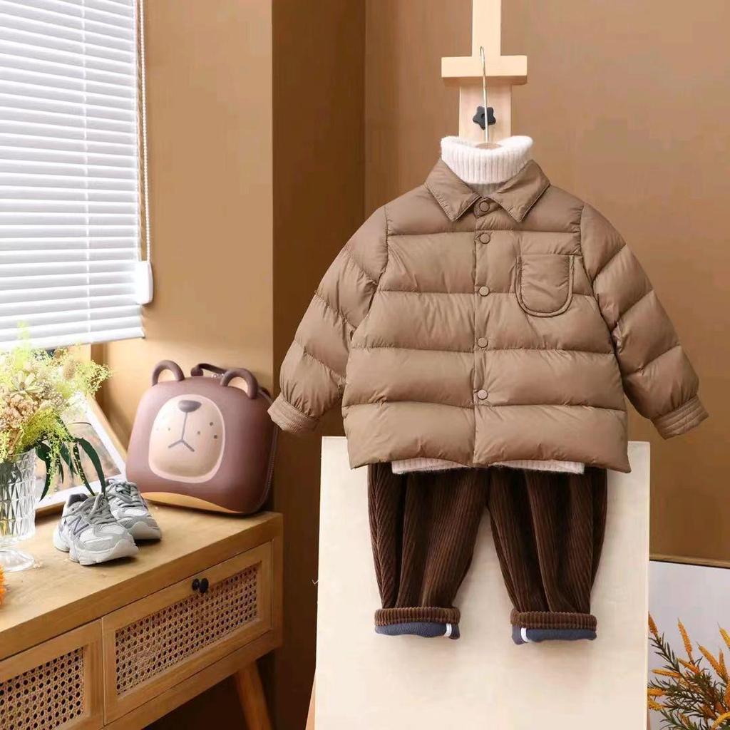 Kinderleichte Daunenjacke - Stilvolles und warmes koreanisches Design für Jungen und Mädchen