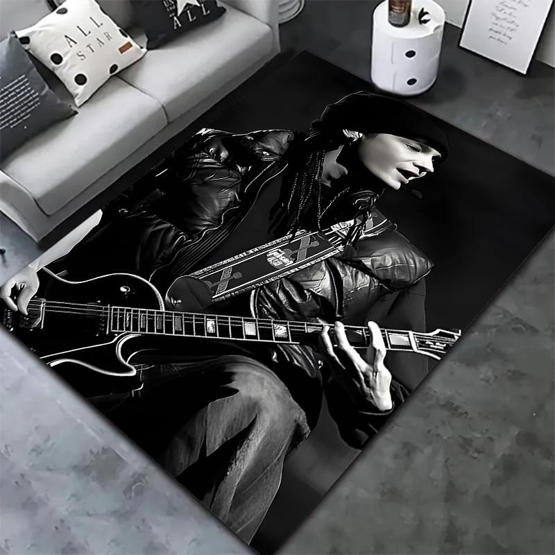 Tokio Hotel Tom Kaulitz Teppich Läufer Für Wohnzimmer Schlafzimmer Haus Sofa Dekoration Kinder Spielen Rutschfeste Bodenmatte