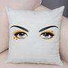 Home Decor Sexy Women Eyelash Pillow Cover Sofa Car Cartoon Eyes Print Cushion Cover Pillow Cover Funda De Almohada