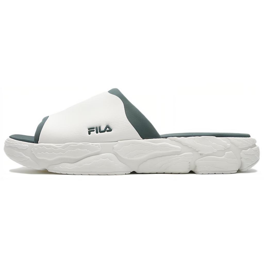 FILA Fern Comfortable Thick Sole Antibacterial Slide Sandals Men Sandals White F12M422505FSG